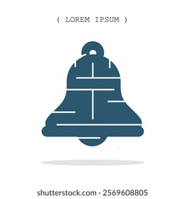 Vector symbol. Bell icon illustration. Stock vector symbol illustration design.