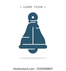 Vector symbol. Bell icon illustration. Stock vector symbol illustration design.
