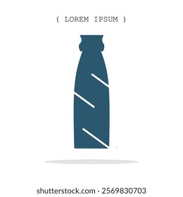 Vector symbol. Bottle icon illustration. Stock vector symbol illustration design.