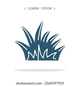 Vector symbol. Bush icon illustration. Stock vector symbol illustration design.