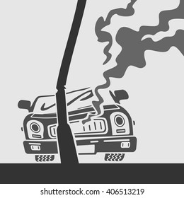 Vector Symbol Car Crash