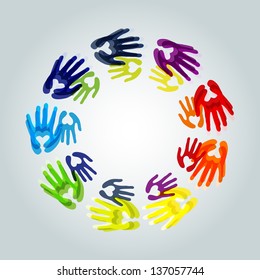 vector symbol of charity and attachment