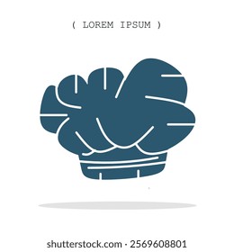 Vector symbol. Chef hat icon illustration. Stock vector symbol illustration design.