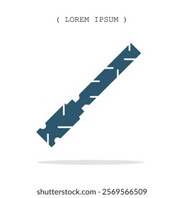 Vector symbol. Chisel icon illustration. Stock vector symbol illustration design.
