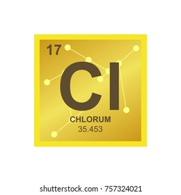 vector symbol of chlorine from the periodic table of the elements on the background from connected - Periodic Table Chloride Symbol vector symbol of chlorine from the periodic table of the elements on the background from connected - Periodic Table Chloride Symbol