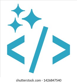 vector symbol Clean Code icon