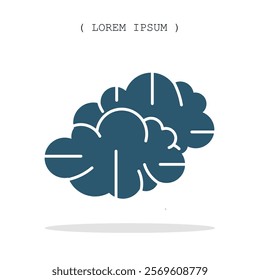 Vector symbol. Cloud icon illustration. Stock vector symbol illustration design.