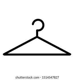Vector symbol of a coat hanger on EPS 10