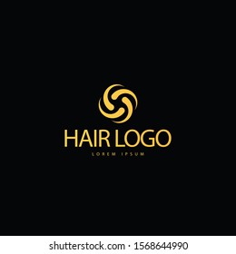 Vector symbol consisting of hair grains