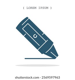 Vector symbol. Crayon icon illustration. Stock vector symbol illustration design.