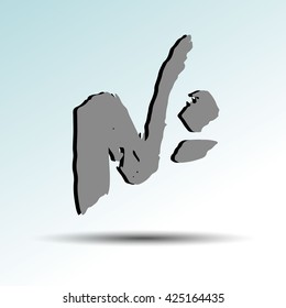 vector, symbol, design, new, sign, number, digital sign