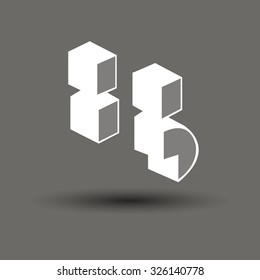 vector symbol design percent white number sign illustration mark element 