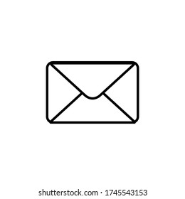 Vector symbol of an e-mail envelope icon on eps 10
