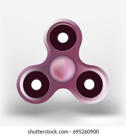 Vector Symbol of Fidget Spinner Toy Vector Icon