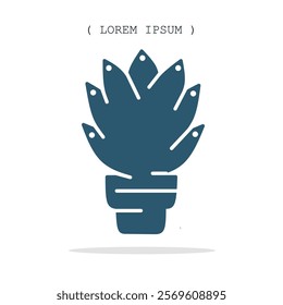 Vector symbol. Flower icon illustration. Stock vector symbol illustration design.