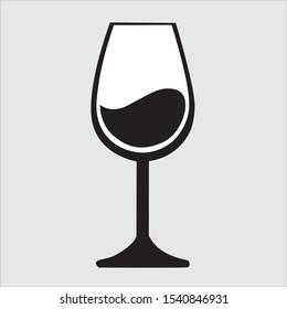 
vector symbol of glass icon