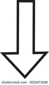 Symboldesign-Pfeil unten