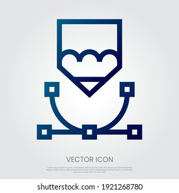 Icono de símbolo del vector. Ilustración vectorial Eps10.