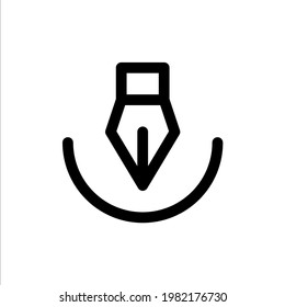 Vector symbol icon line style