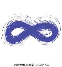 vector symbol of infinity icon, vector illustration design element