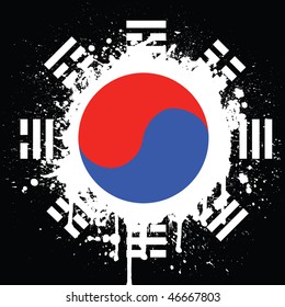 vector symbol of korea