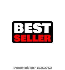 Vector symbol or Label or Mark with text Best Seller