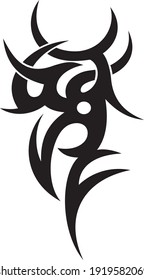 Vector symbol, ornament, tattoo. beautiful vector illustration. Drawings on the body, ancient symbols.