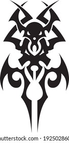 Vector symbol, ornament, tattoo. beautiful vector illustration. Drawings on the body, ancient symbols.	