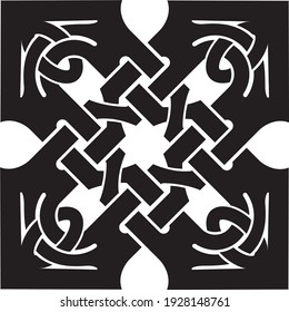 Vector symbol, ornament, tattoo. beautiful vector illustration. Drawings on the body, ancient symbols.	