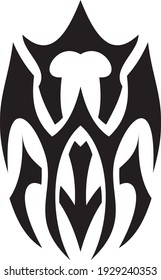 Vector symbol, ornament, tattoo. beautiful vector illustration. Drawings on the body, ancient symbols.	