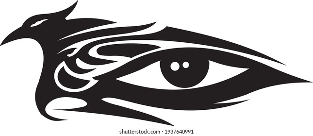 Vector symbol, ornament, tattoo. beautiful vector illustration. Drawings on the body, ancient symbols.	
