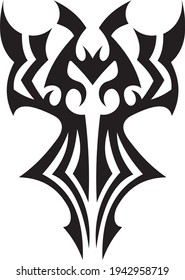 Vector symbol, ornament, tattoo. beautiful vector illustration. Drawings on the body, ancient symbols.