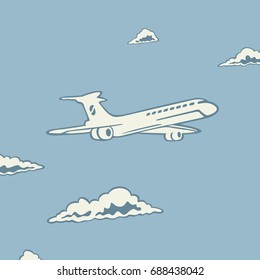 Vector Symbol Passenger Airplane