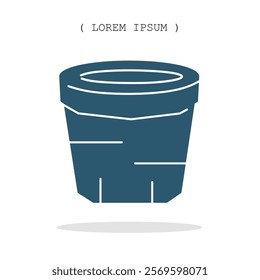 Vector symbol. Potted icon illustration. Stock vector symbol illustration design.