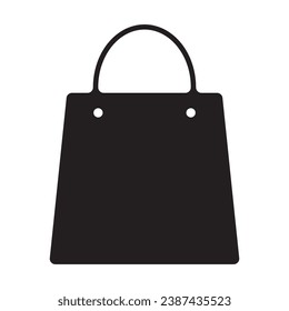 Vector symbol of a shopping bag.
