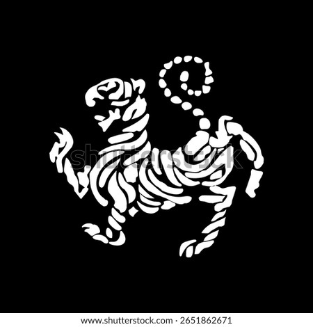 vector symbol of shotokan karate