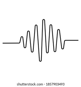 Vector symbol of the sound wave