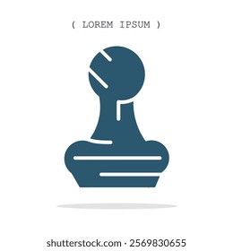 Vector symbol. Stamp icon illustration. Stock vector symbol illustration design.