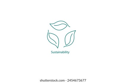 Vector Symbol: Sustainability Emblem Icon