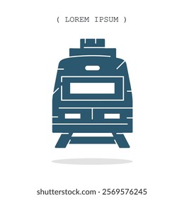 Vector symbol. Train icon illustration. Stock vector symbol illustration design.