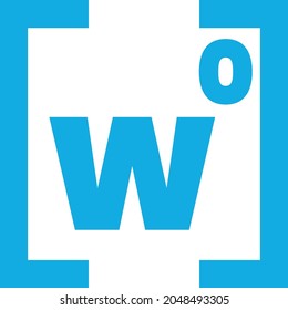 Vector symbol, zero waste in simple form.