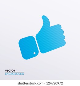 Vector symbolic hand image