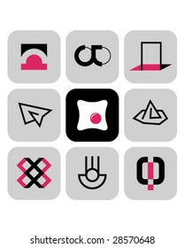 Vector symbols 4. You can check my portfolio to find more images of this series.