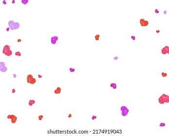 Vector symbols of love for Happy Women's, Mother's. March 8 postcard vector backdrop. Romantic mood symbols. Little flying confetti print design.