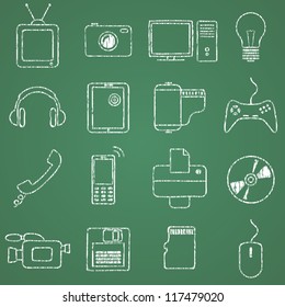 Vector symbols on electronics