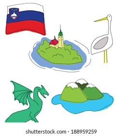 Vector symbols of Slovenia