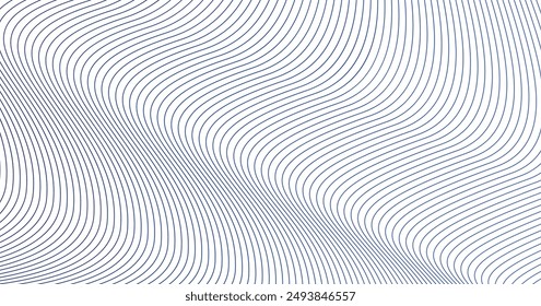 A vector of symmetric lines in a minimalistic style