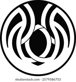 vector symmetrical flower petal design