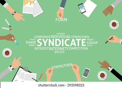 vector syndicate concept,template