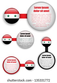 Vector - Syria Country Set of Banners